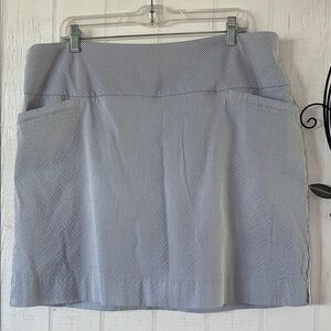 Style & Co. Blue and White Pencil Skirt